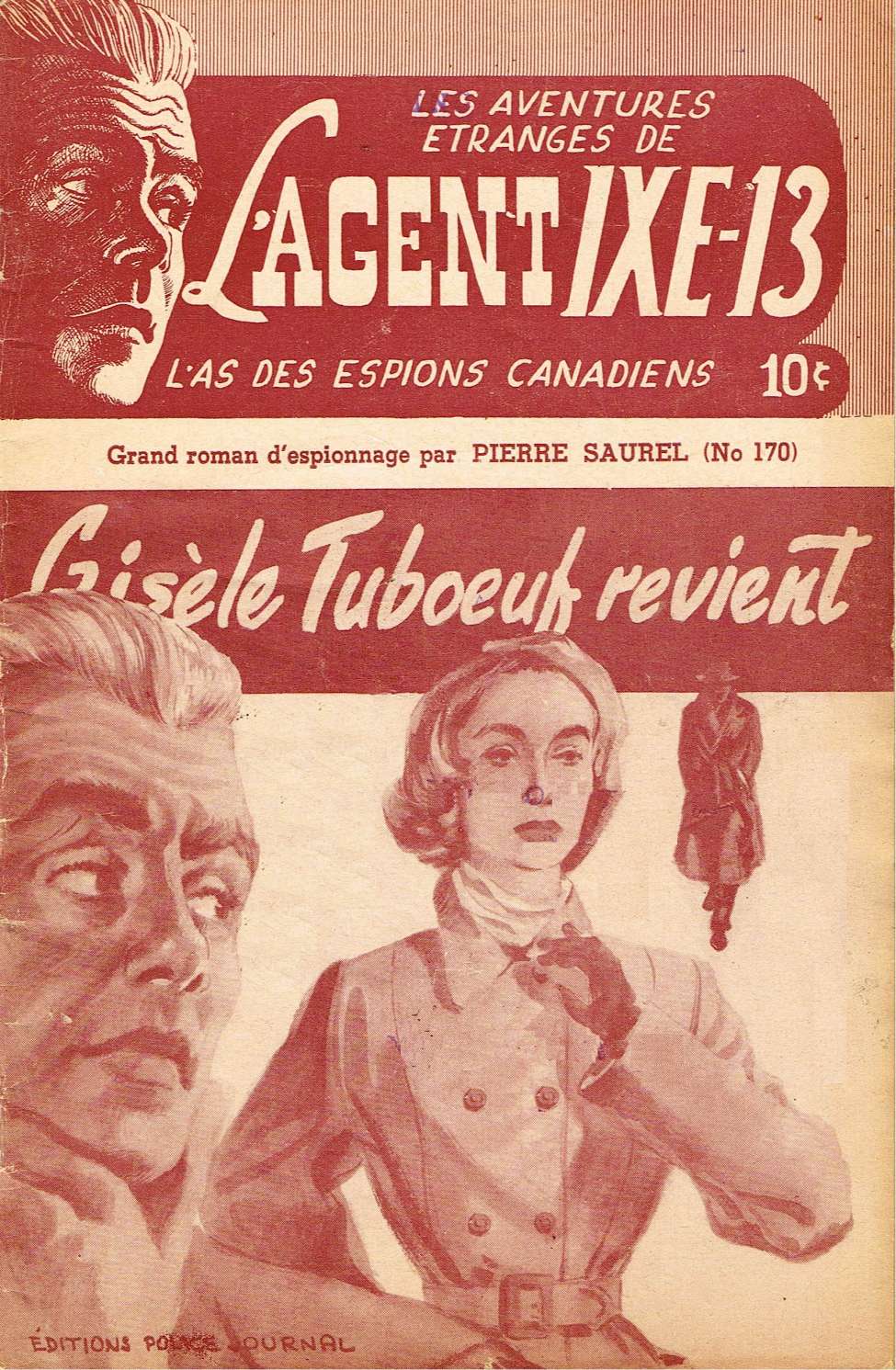 Comic Book Cover For L'Agent IXE-13 v2 170 - Gisèle Tuboeuf revient