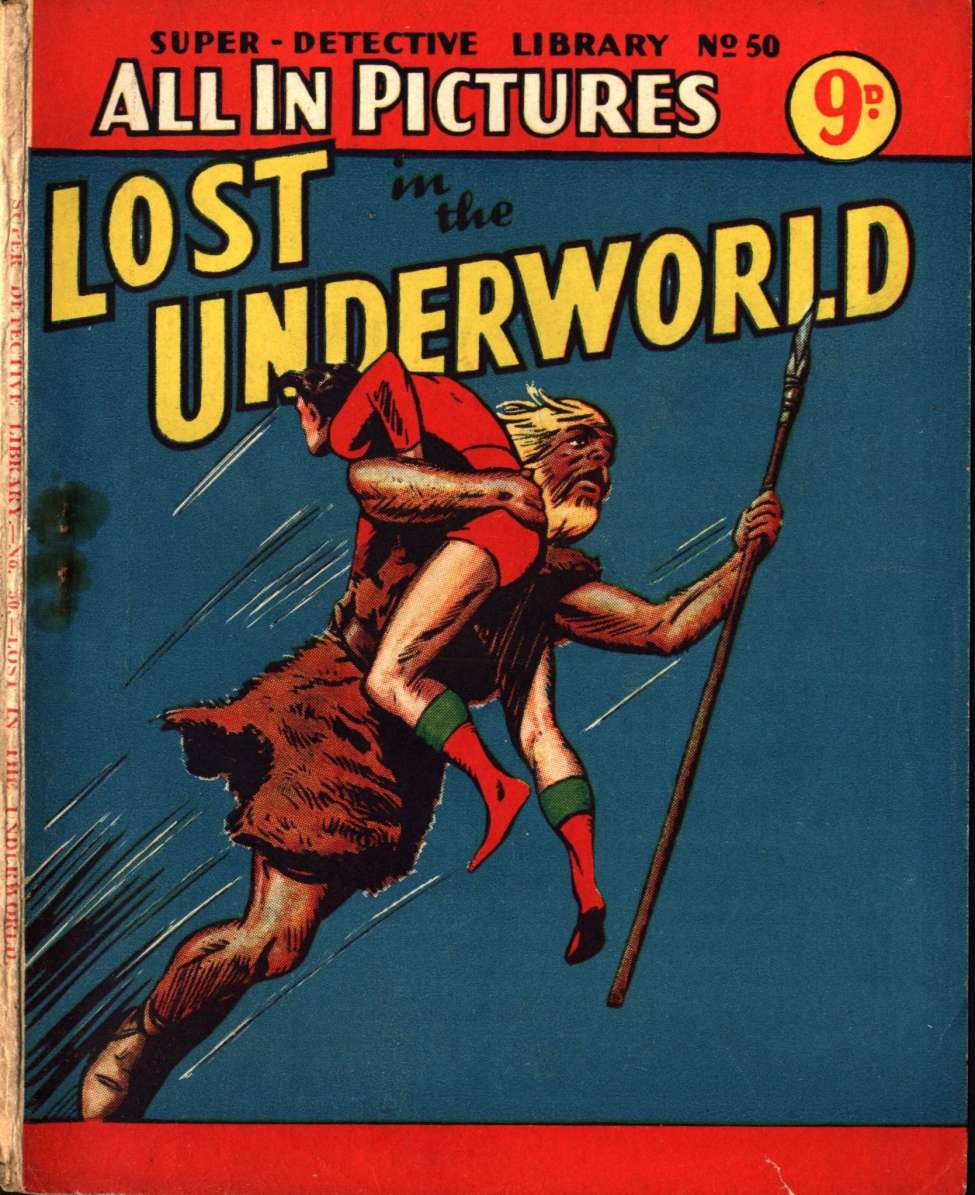 Comic Book Cover For Super Detective Library 50 - Lost Underworld
