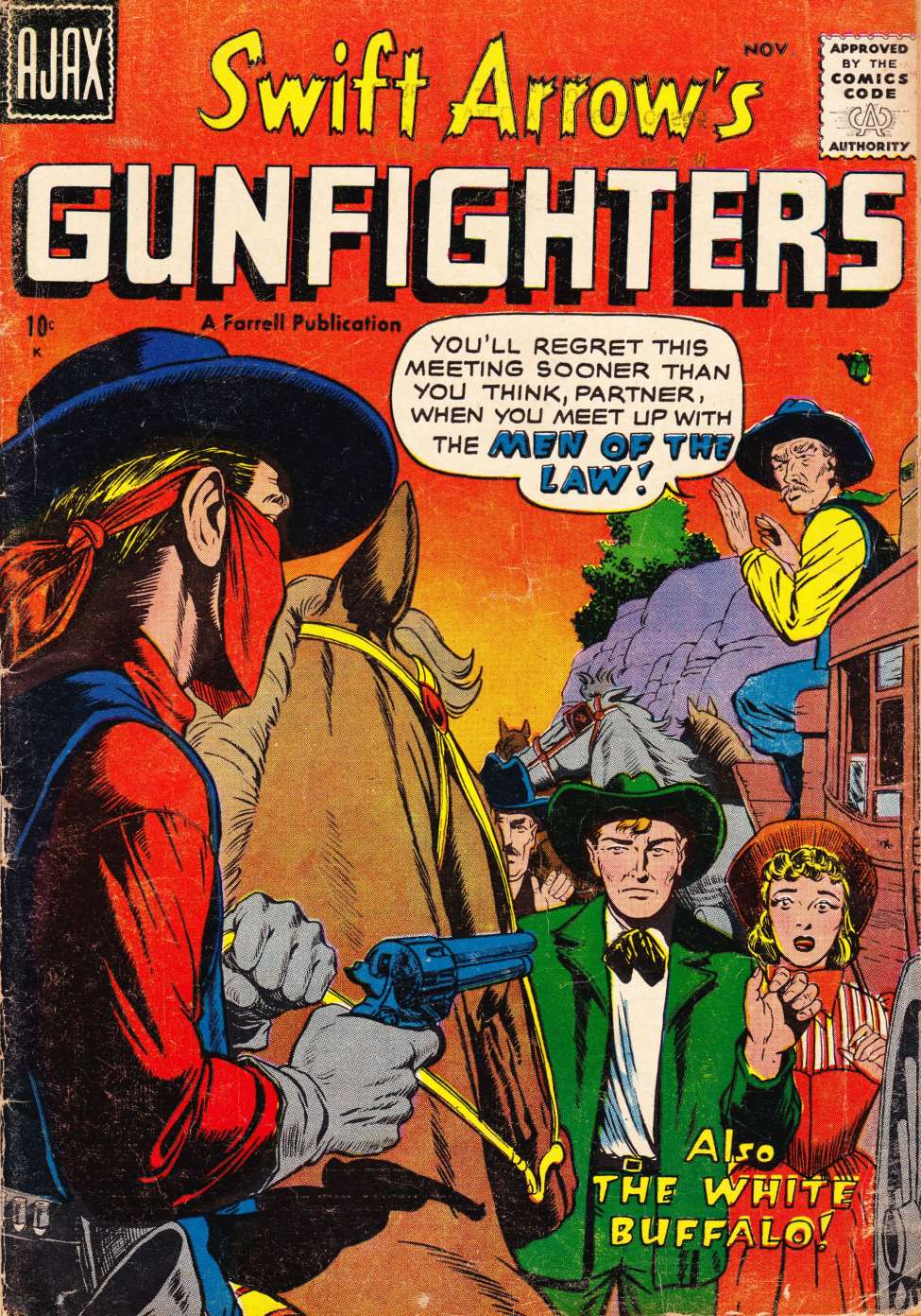 Comic Book Cover For Swift Arrow's Gunfighters 4