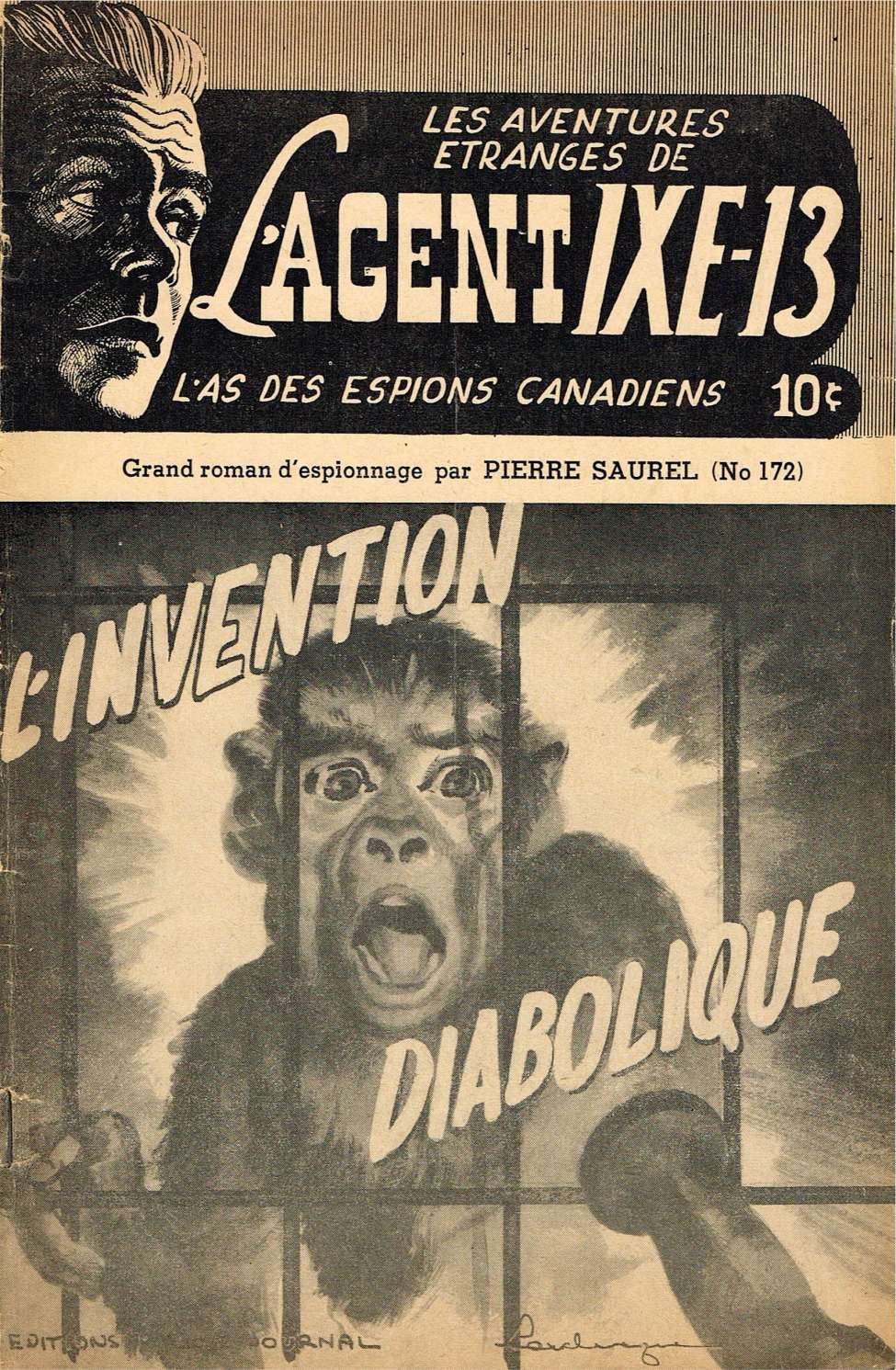 Comic Book Cover For L'Agent IXE-13 v2 172 - L'Invention diabolique