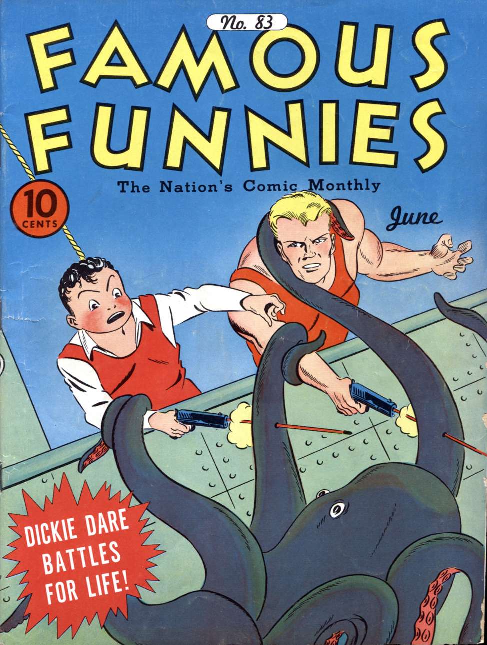 Comic Book Cover For Famous Funnies 83