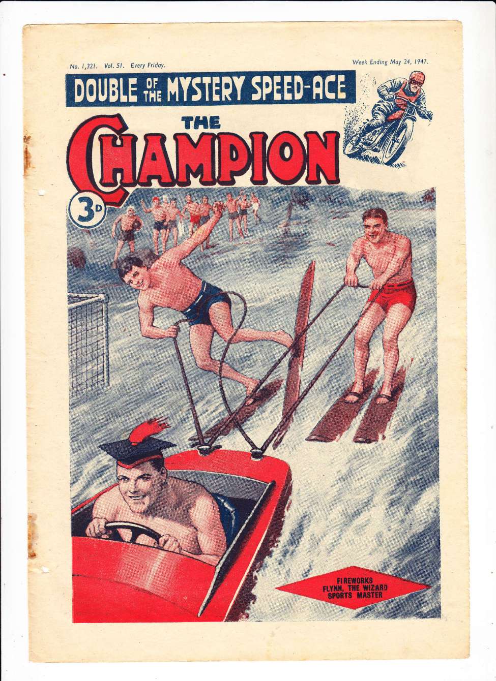Comic Book Cover For The Champion 1321