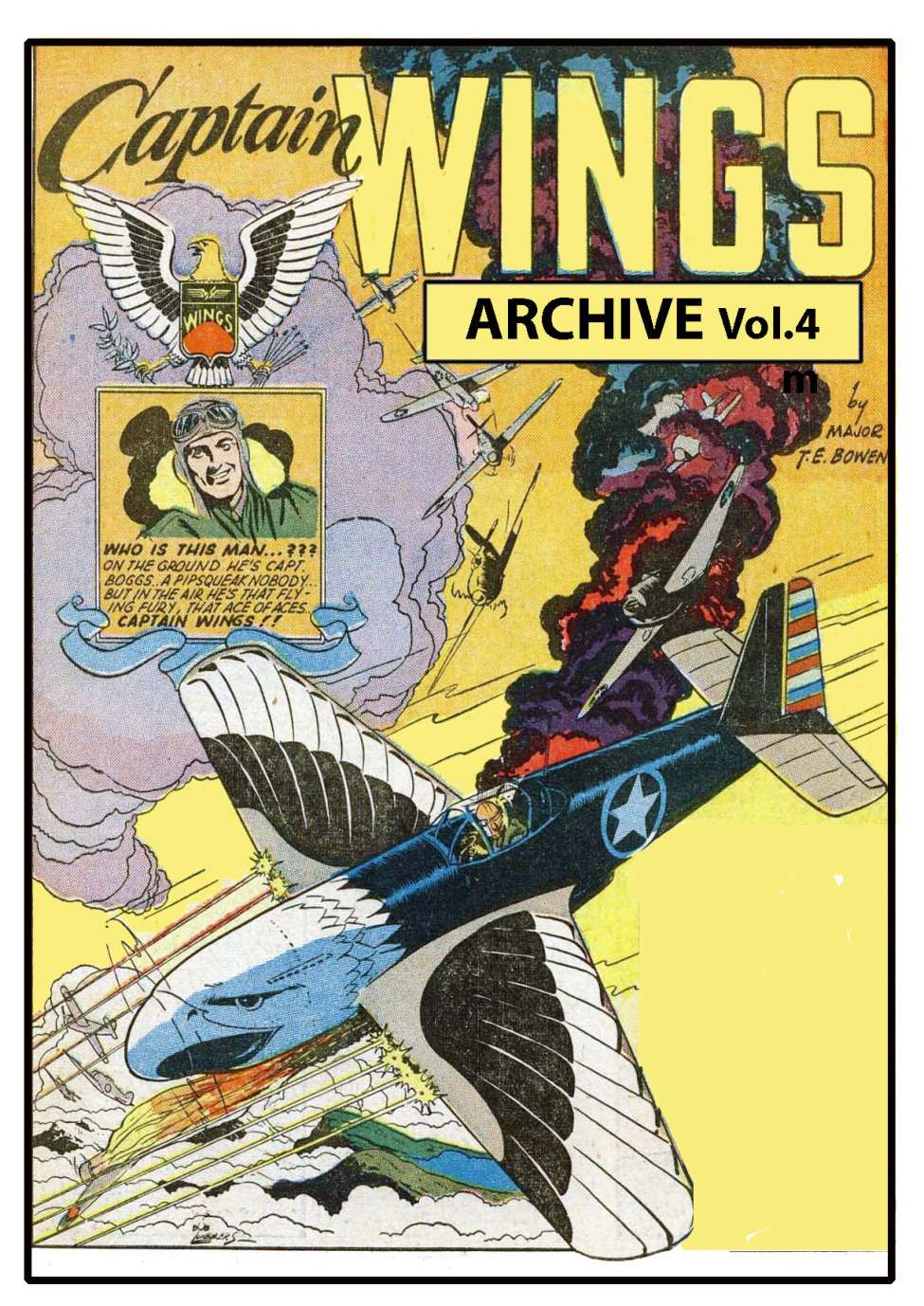Comic Book Cover For Captain Wings Archive Vol.4 (Fiction House)