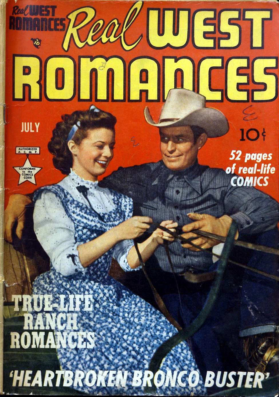 Comic Book Cover For Real West Romances v1 2
