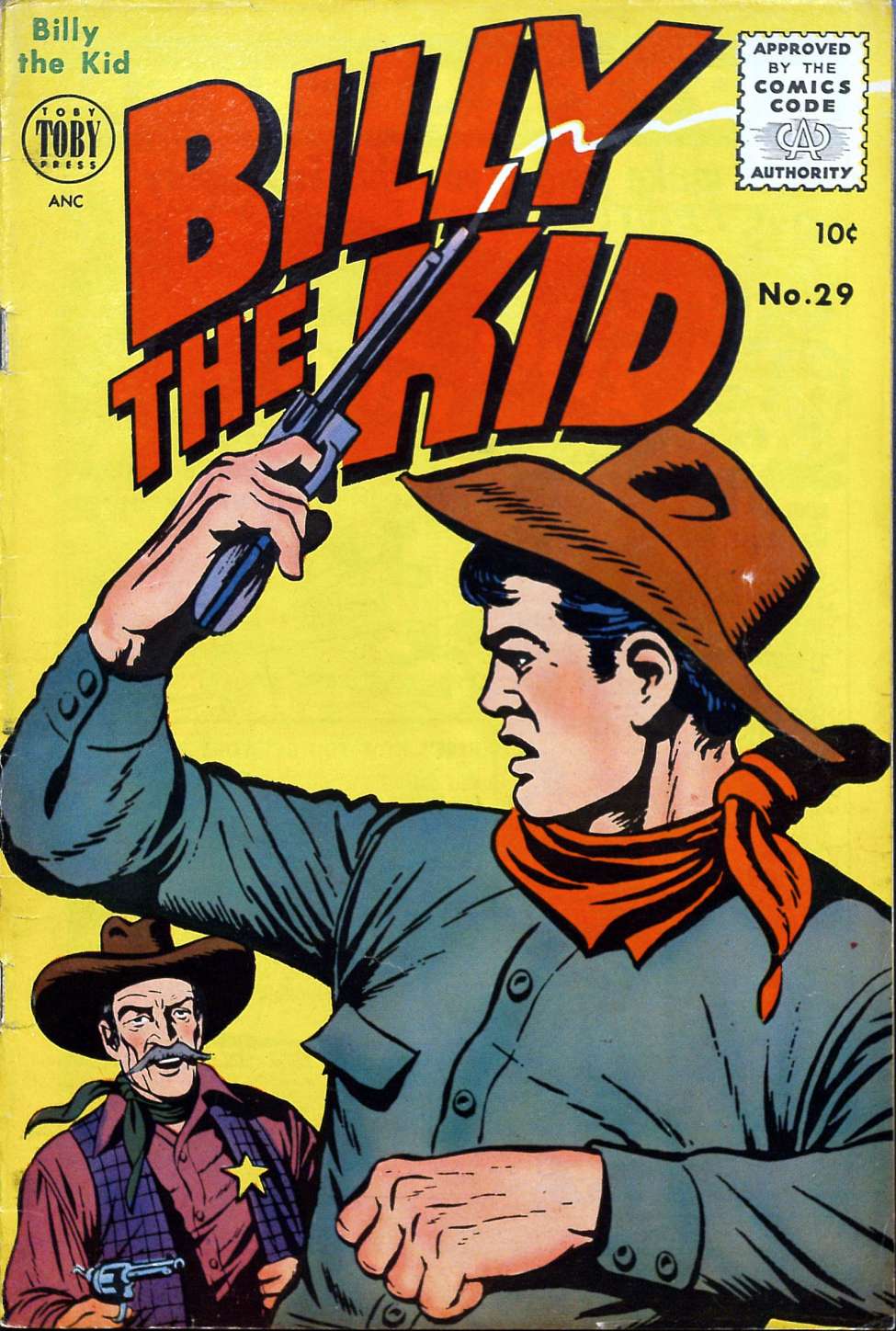 Book Cover For Billy the Kid Adventure Magazine 29