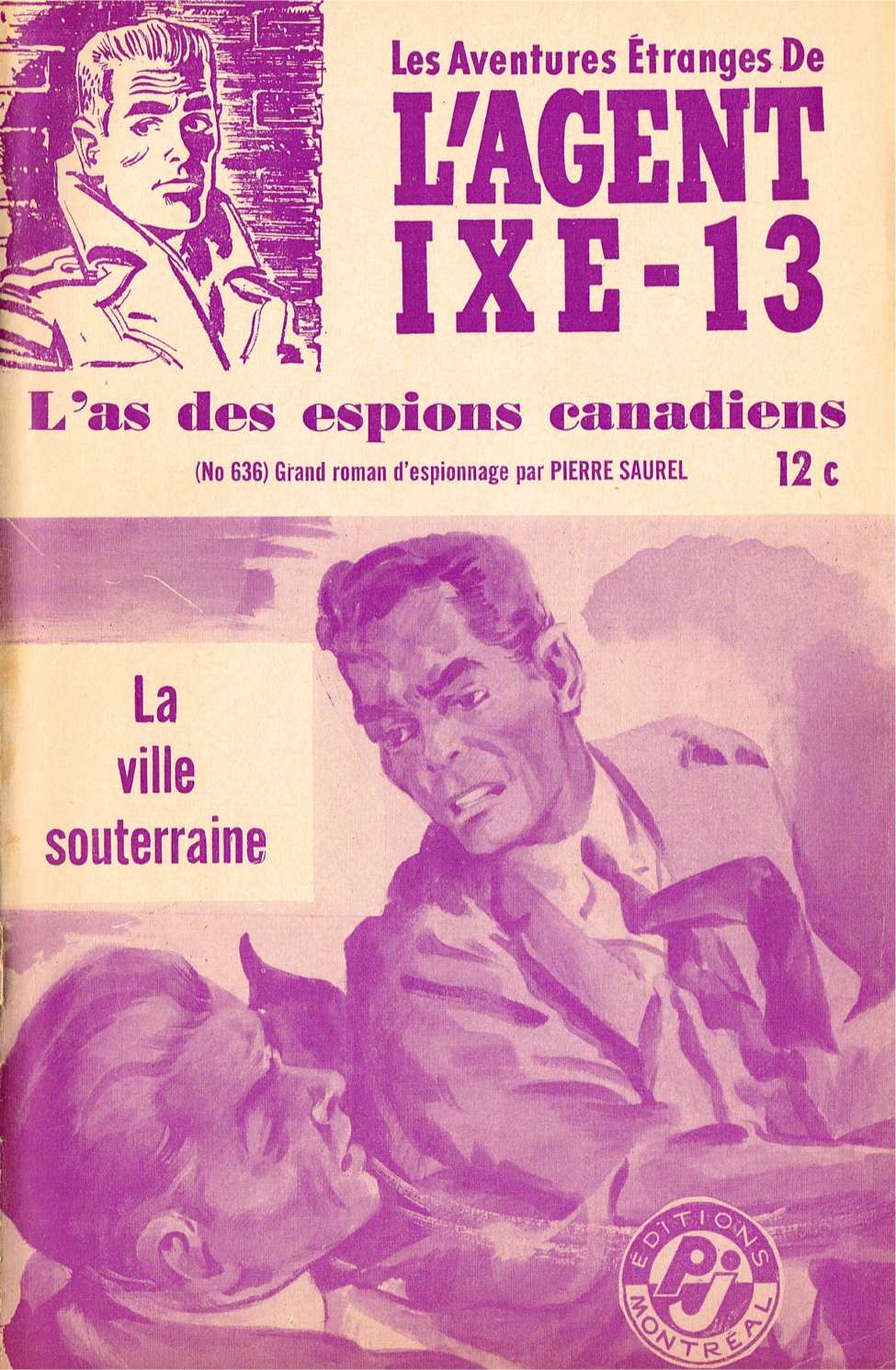 Book Cover For L'Agent IXE-13 v2 636 - La ville souterraine