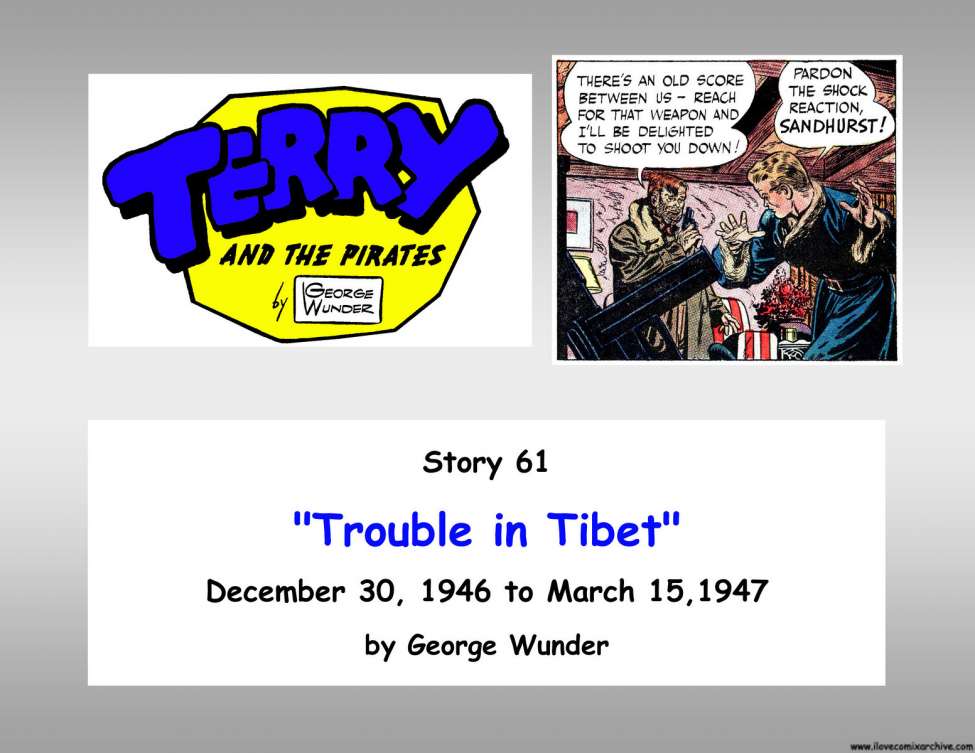 Comic Book Cover For Terry and the Pirates 61
