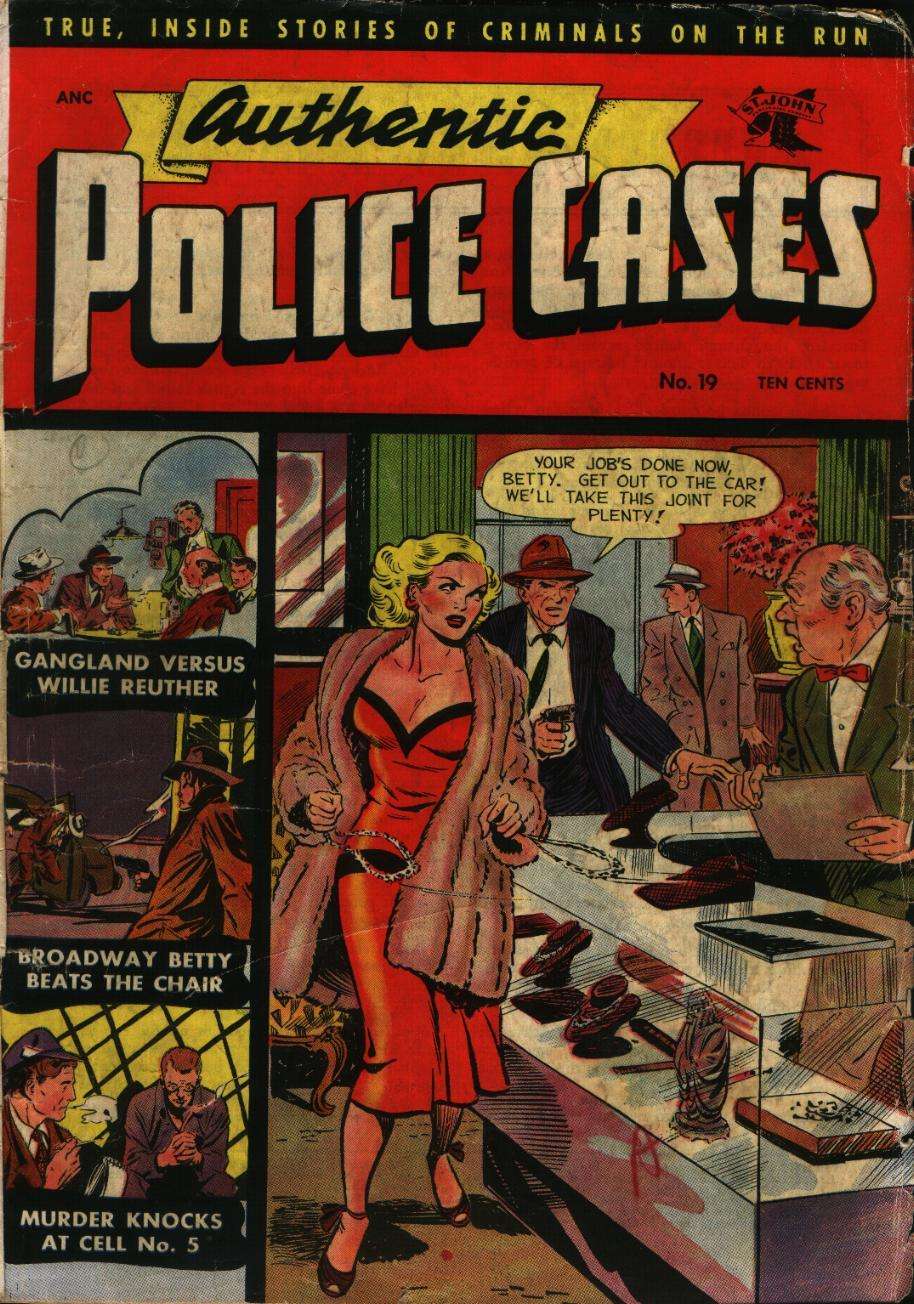 Book Cover For Authentic Police Cases 19