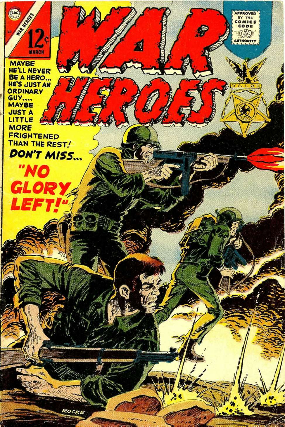 Comic Book Cover For War Heroes 23