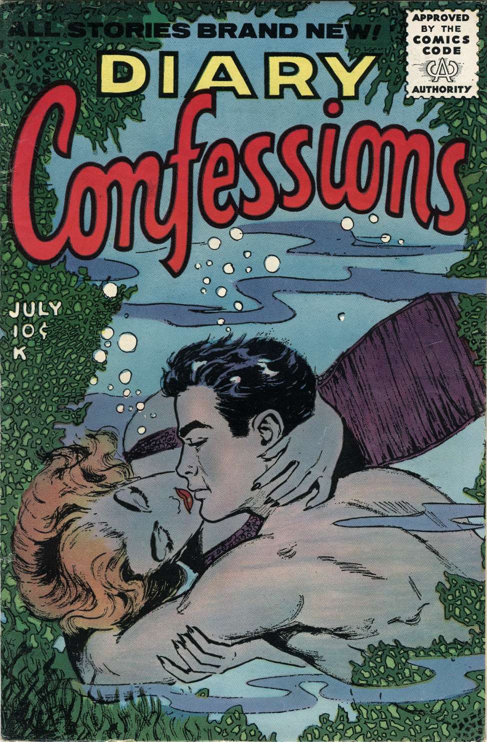 Comic Book Cover For Diary Confessions 10 - Version 2