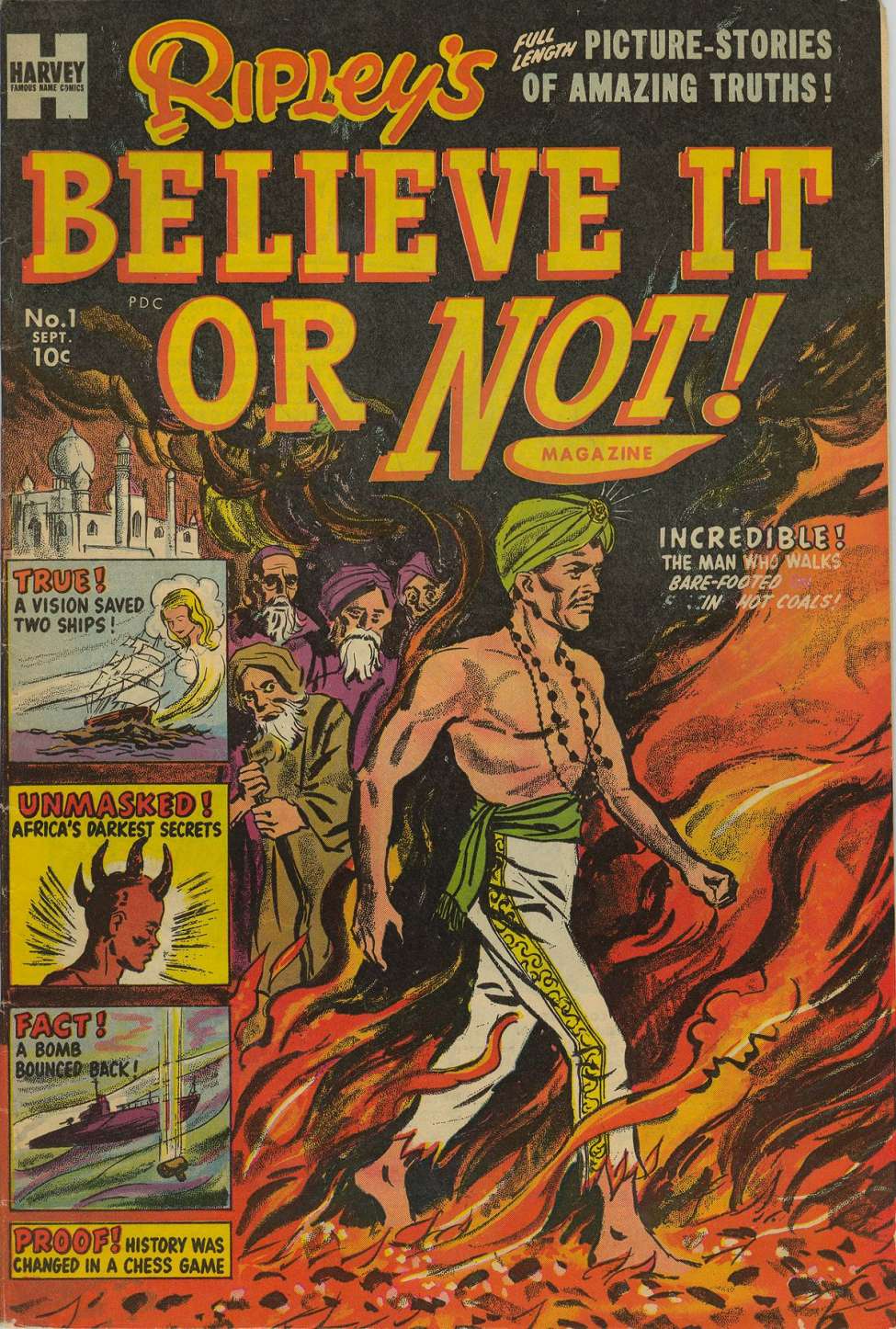 Comic Book Cover For Ripley's Believe It Or Not 1