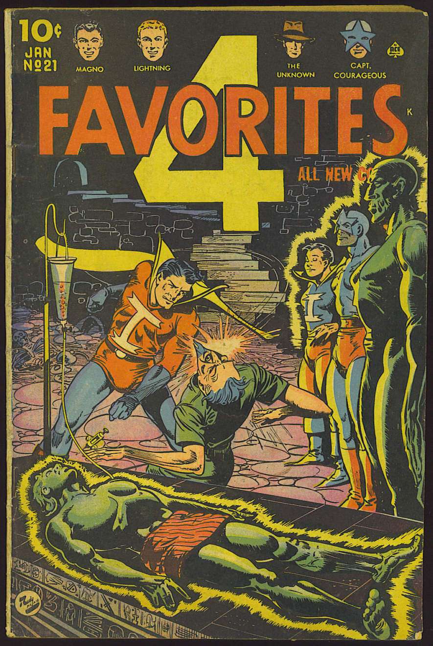 Comic Book Cover For Four Favorites 21 - Version 1