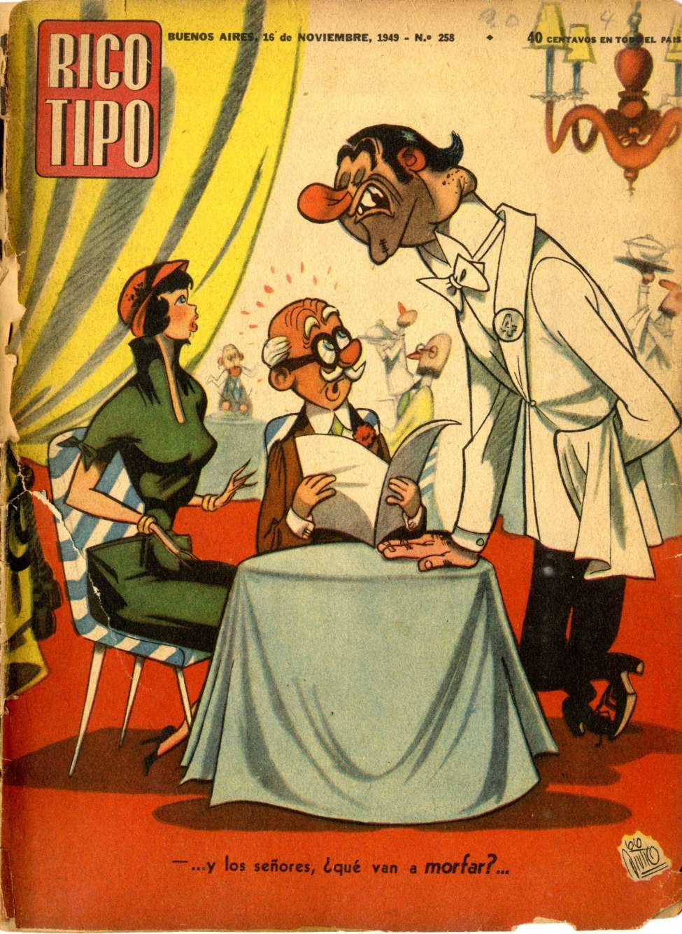 Book Cover For Rico Tipo 258