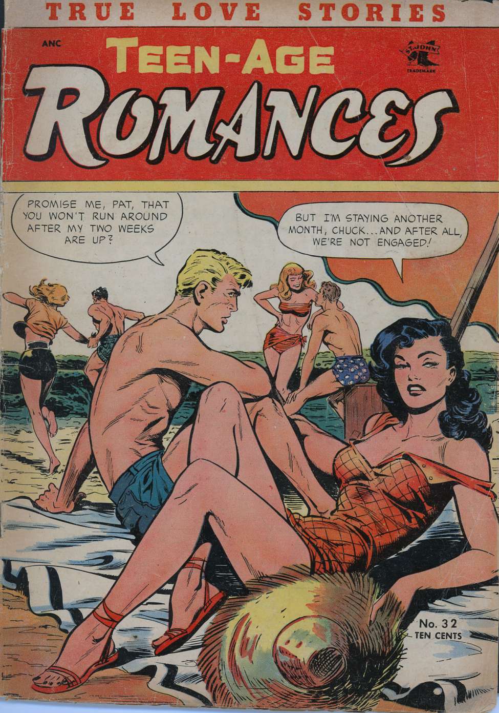 Book Cover For Teen-Age Romances 32