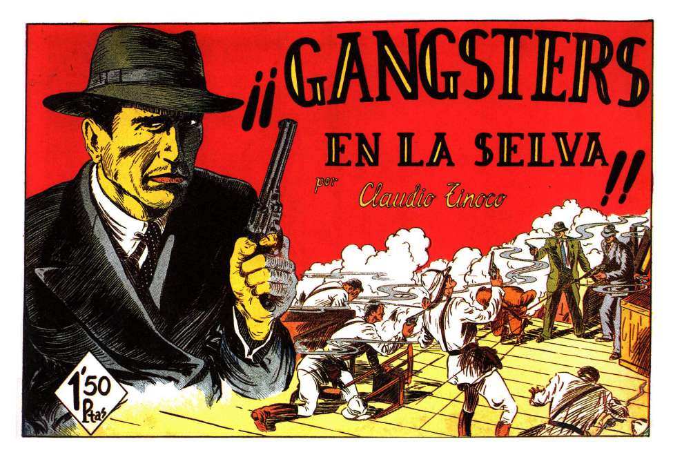 Comic Book Cover For Grandes Aventuras 5 - Gangsters en la Selva