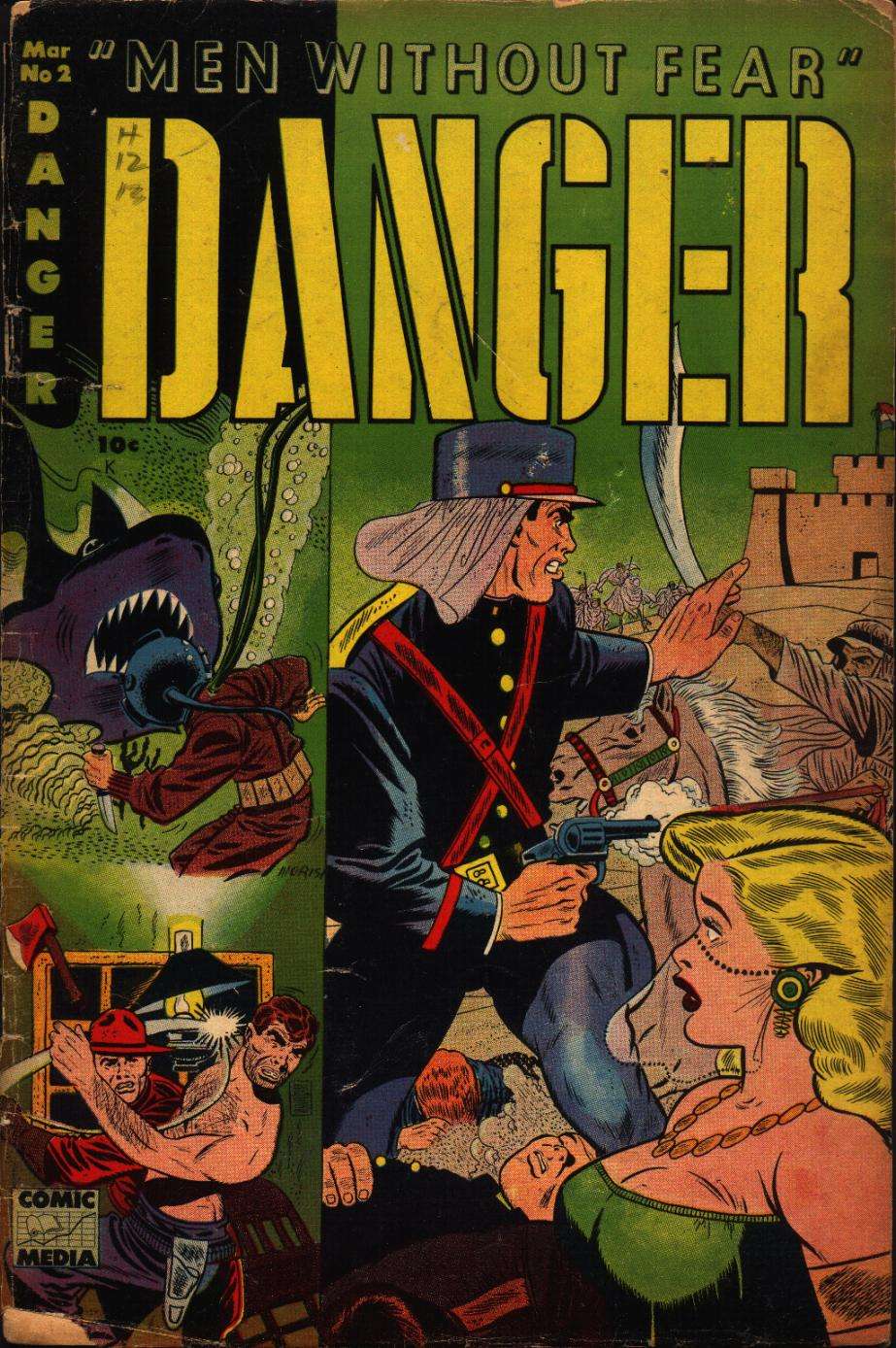 Comic Book Cover For Danger 2