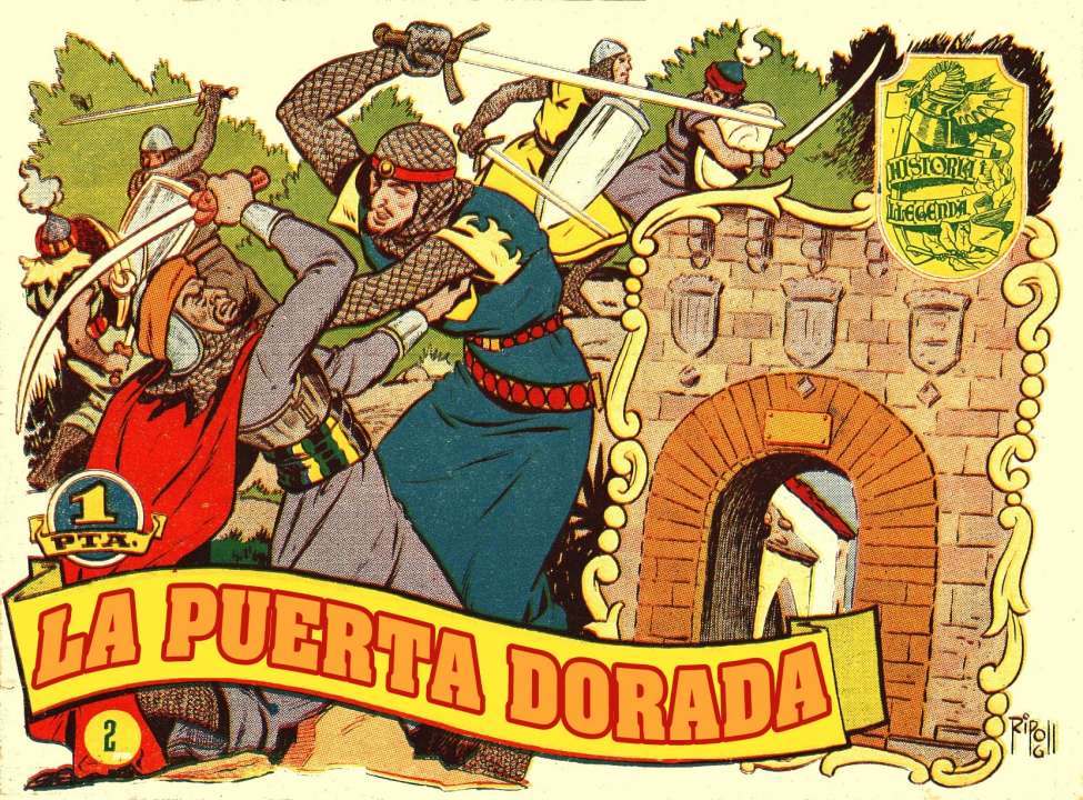 Comic Book Cover For Historia y leyenda 2 La Puerta Dorada