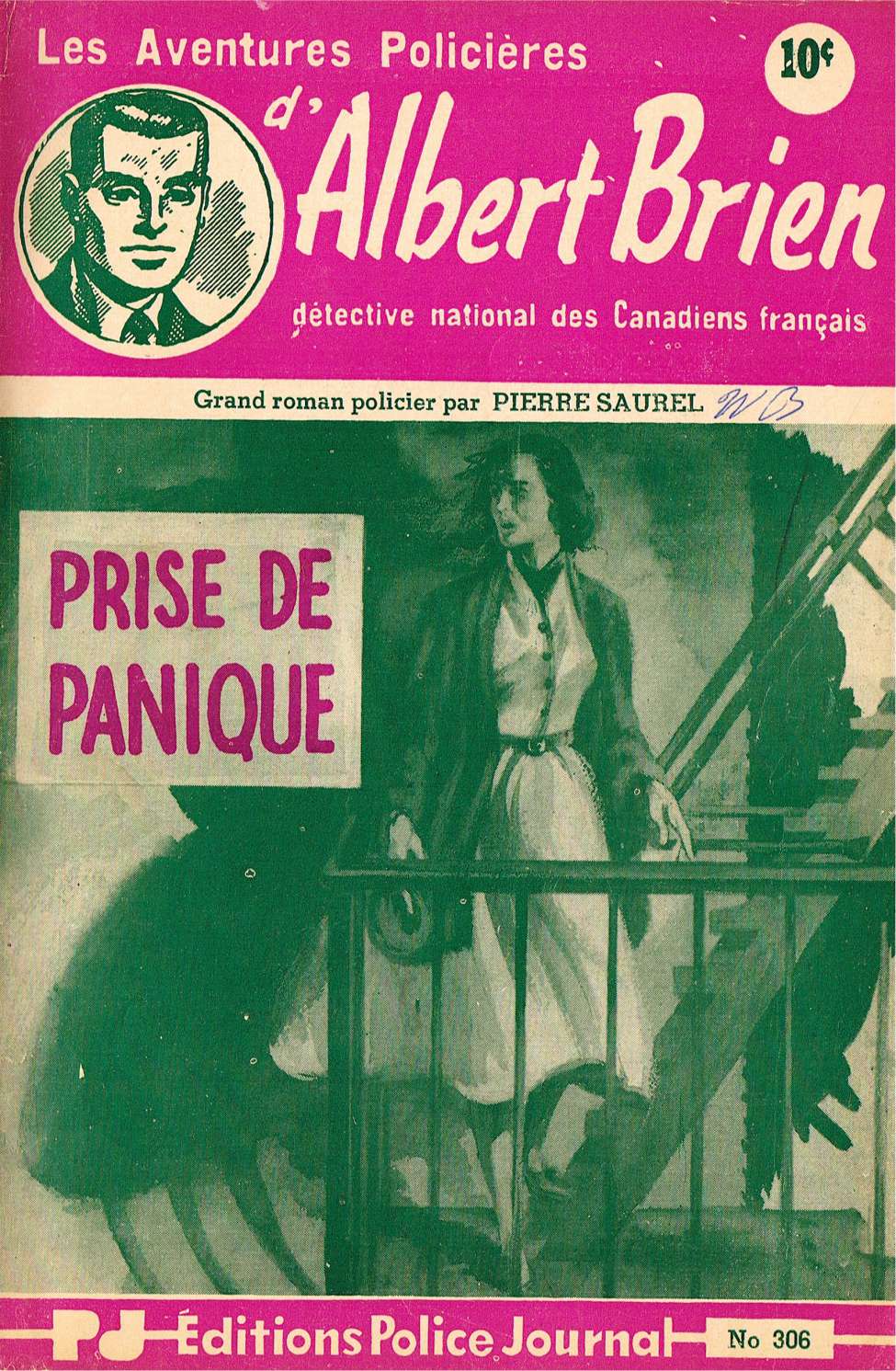 Book Cover For Albert Brien v2 306 - Prise de panique