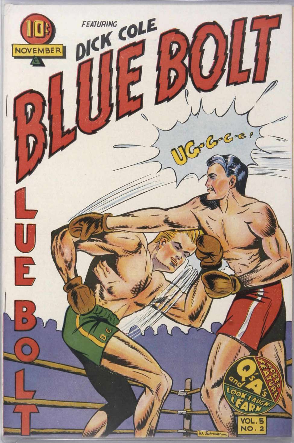 Comic Book Cover For Blue Bolt v5 2