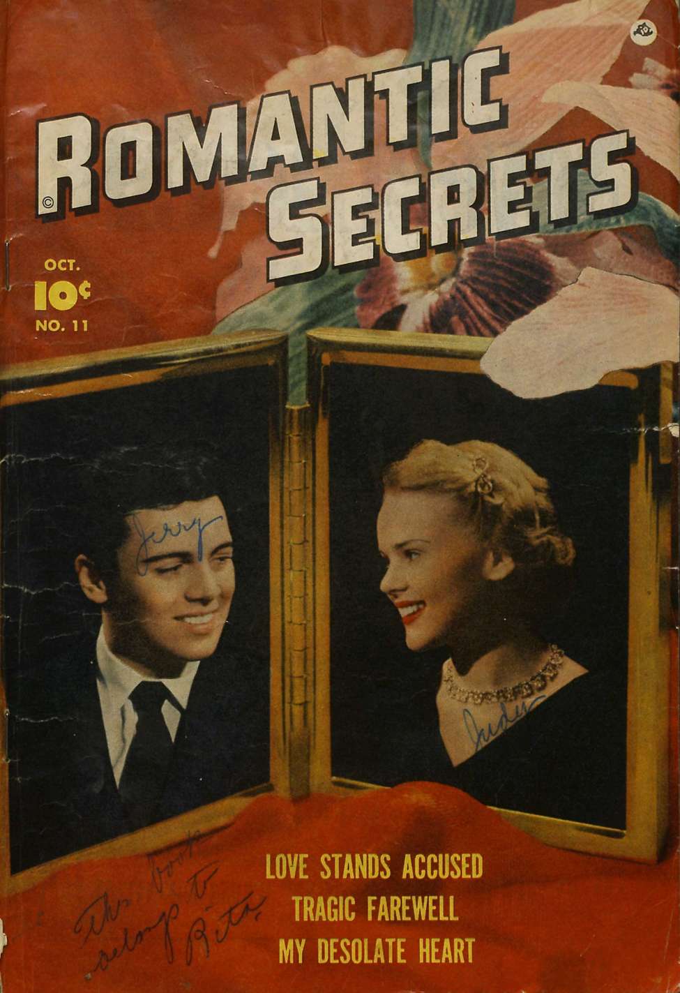 Comic Book Cover For Romantic Secrets 11