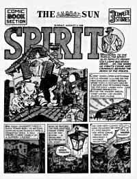 Large Thumbnail For The Spirit (1940-08-04) - Baltimore Sun (b/w)