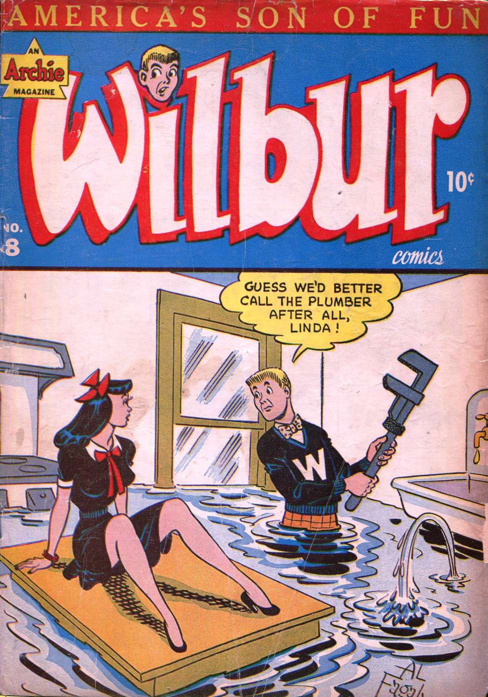 Comic Book Cover For Wilbur Comics 8