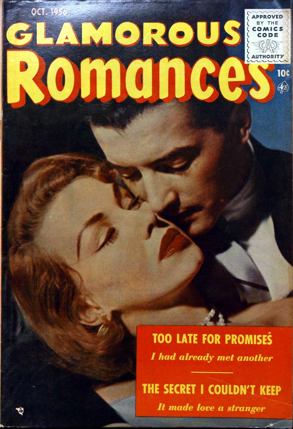 Comic Book Cover For Glamorous Romances 90