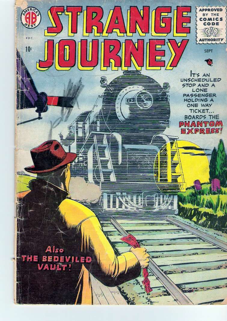 Comic Book Cover For Strange Journey 1 - Version 1