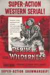 Cover For Perils of The Wilderness Serial Pressbook