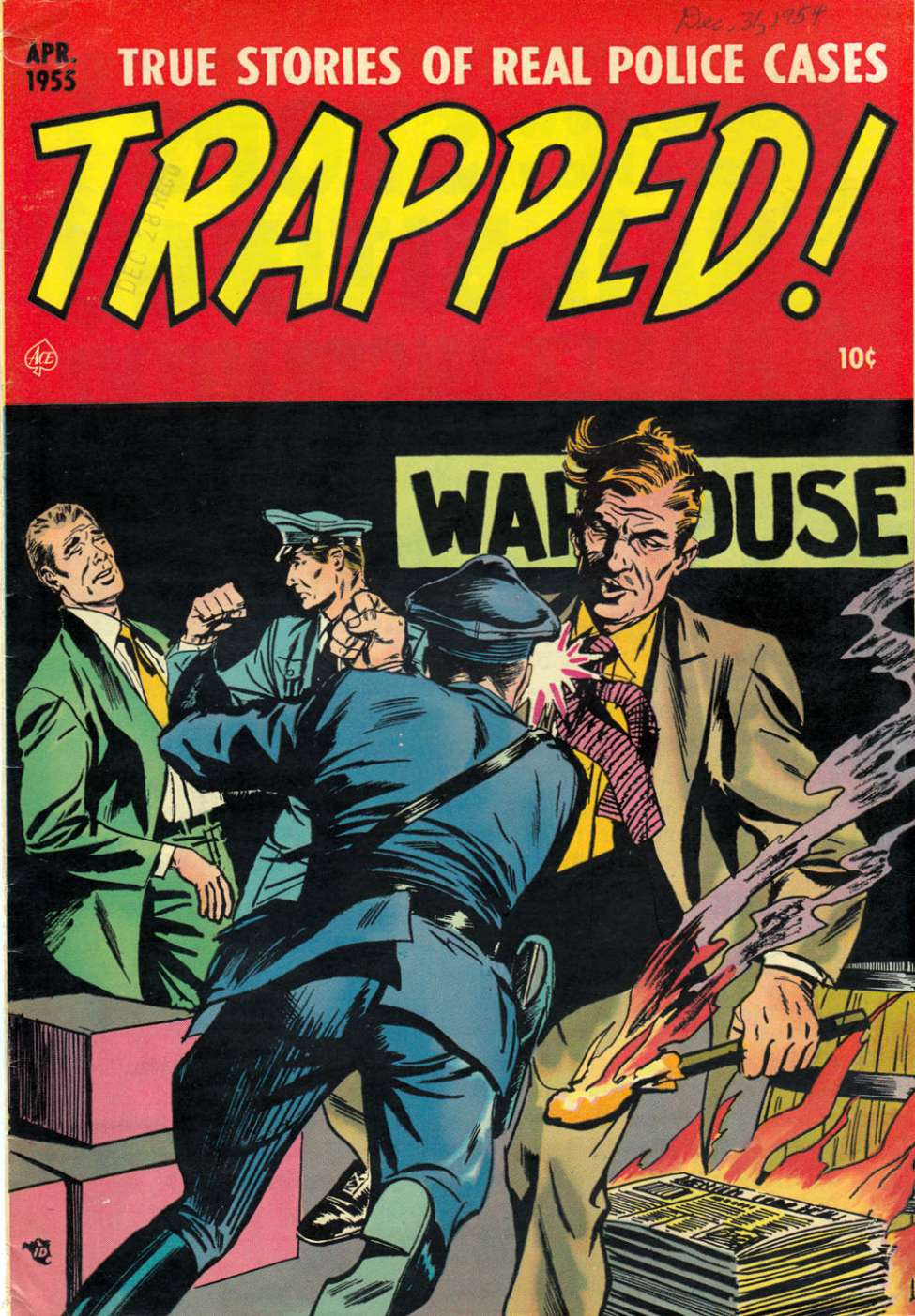 Comic Book Cover For Trapped 4