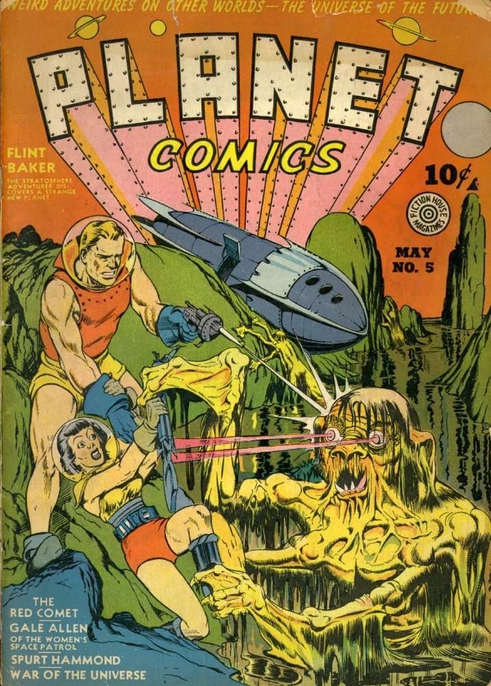 Book Cover For Planet Comics 5