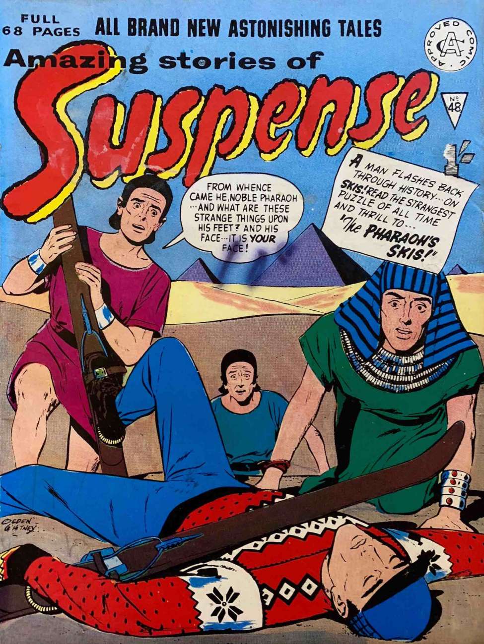 Book Cover For Amazing Stories of Suspense 48