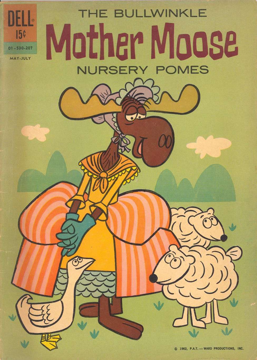Book Cover For Bullwinkle Mother Moose Nursery Pomes 207