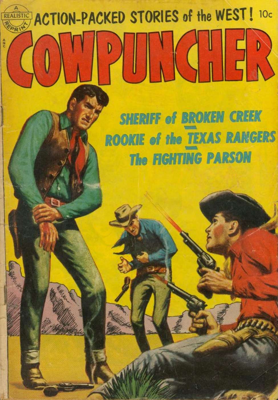 Comic Book Cover For Cowpuncher nn