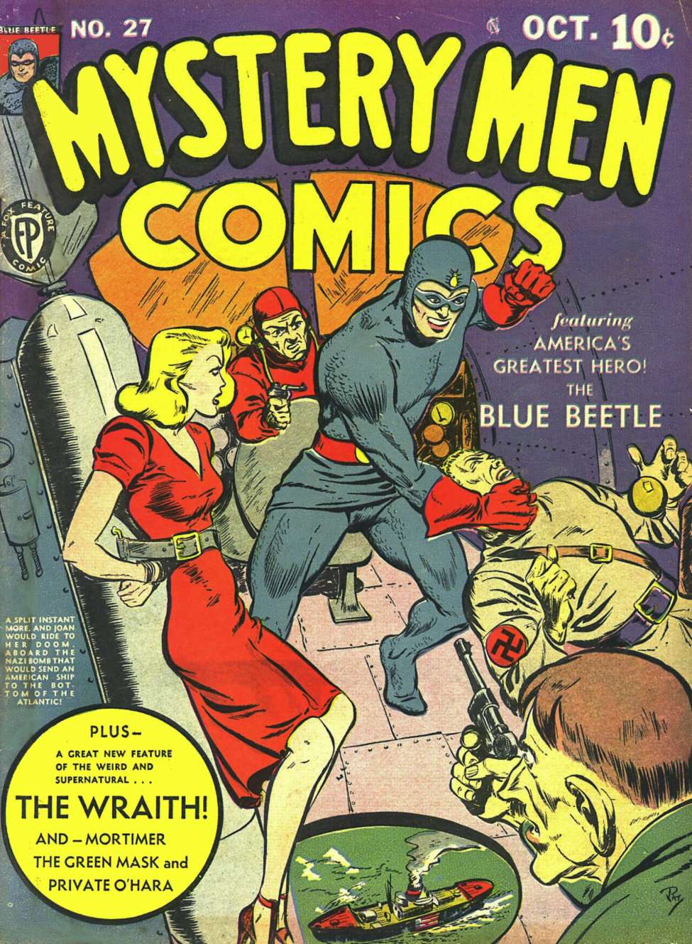 Comic Book Cover For Mystery Men Comics 27