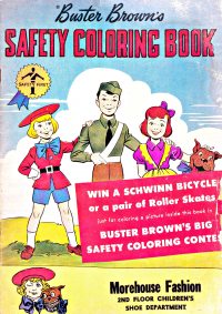 Large Thumbnail For Buster Brown's Safety Coloring Book - Version 2