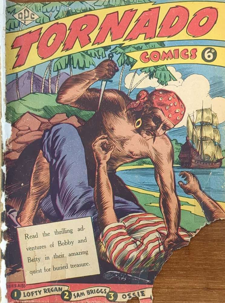 Book Cover For Tornado Comics