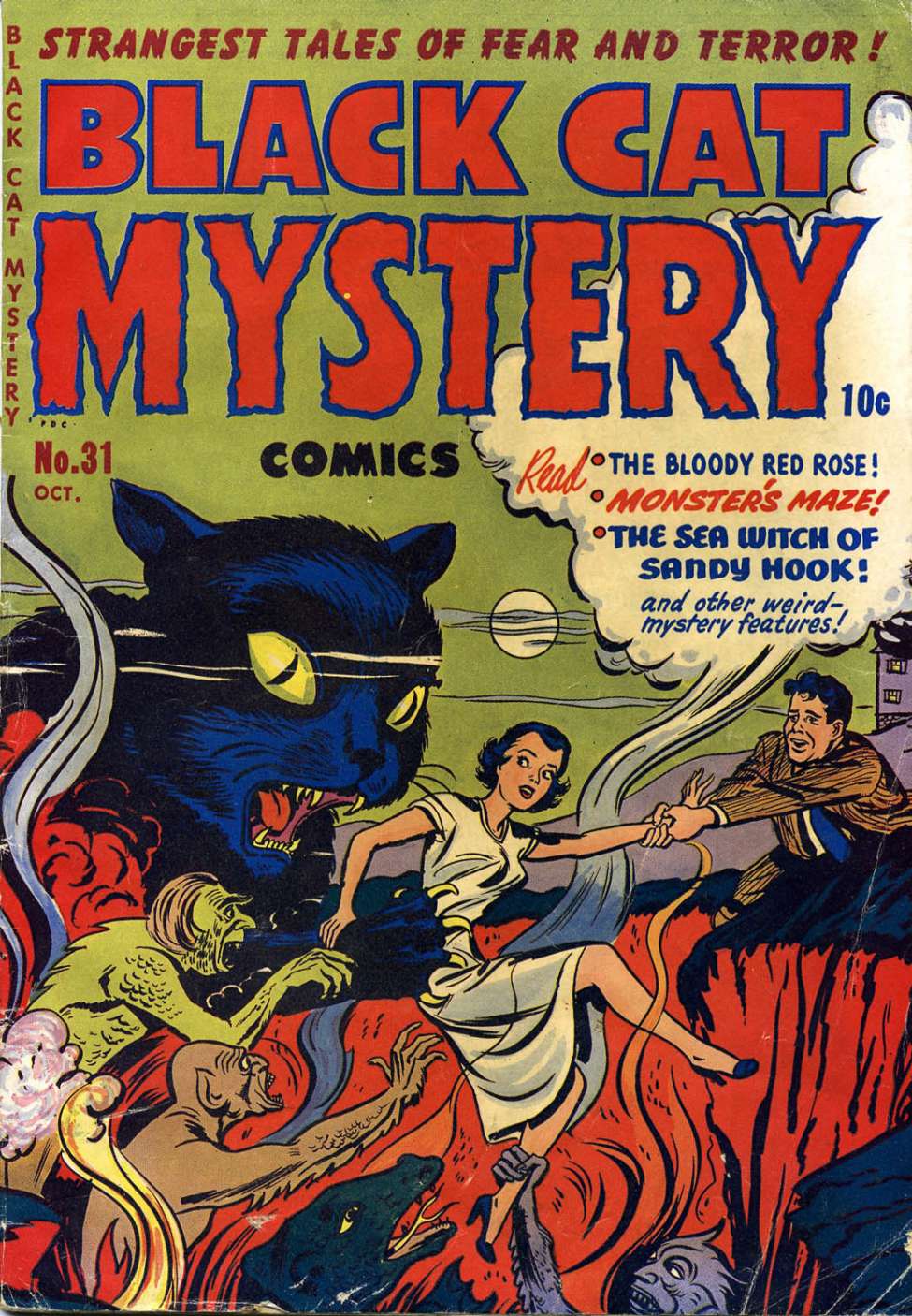 Comic Book Cover For Black Cat 31 (Mystery)