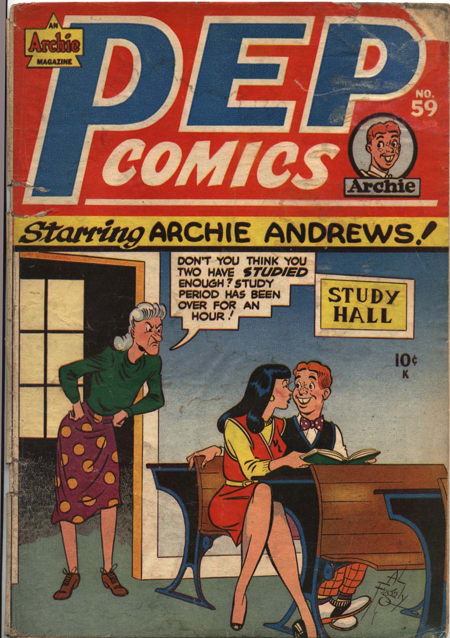Book Cover For Pep Comics 59