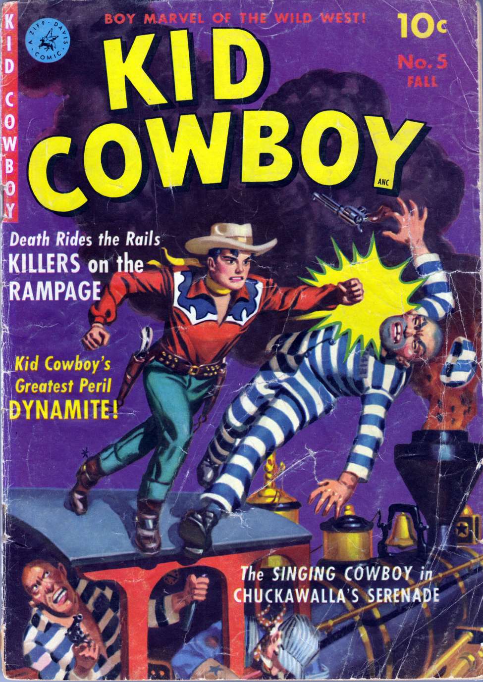 Comic Book Cover For Kid Cowboy 5 (alt) - Version 2