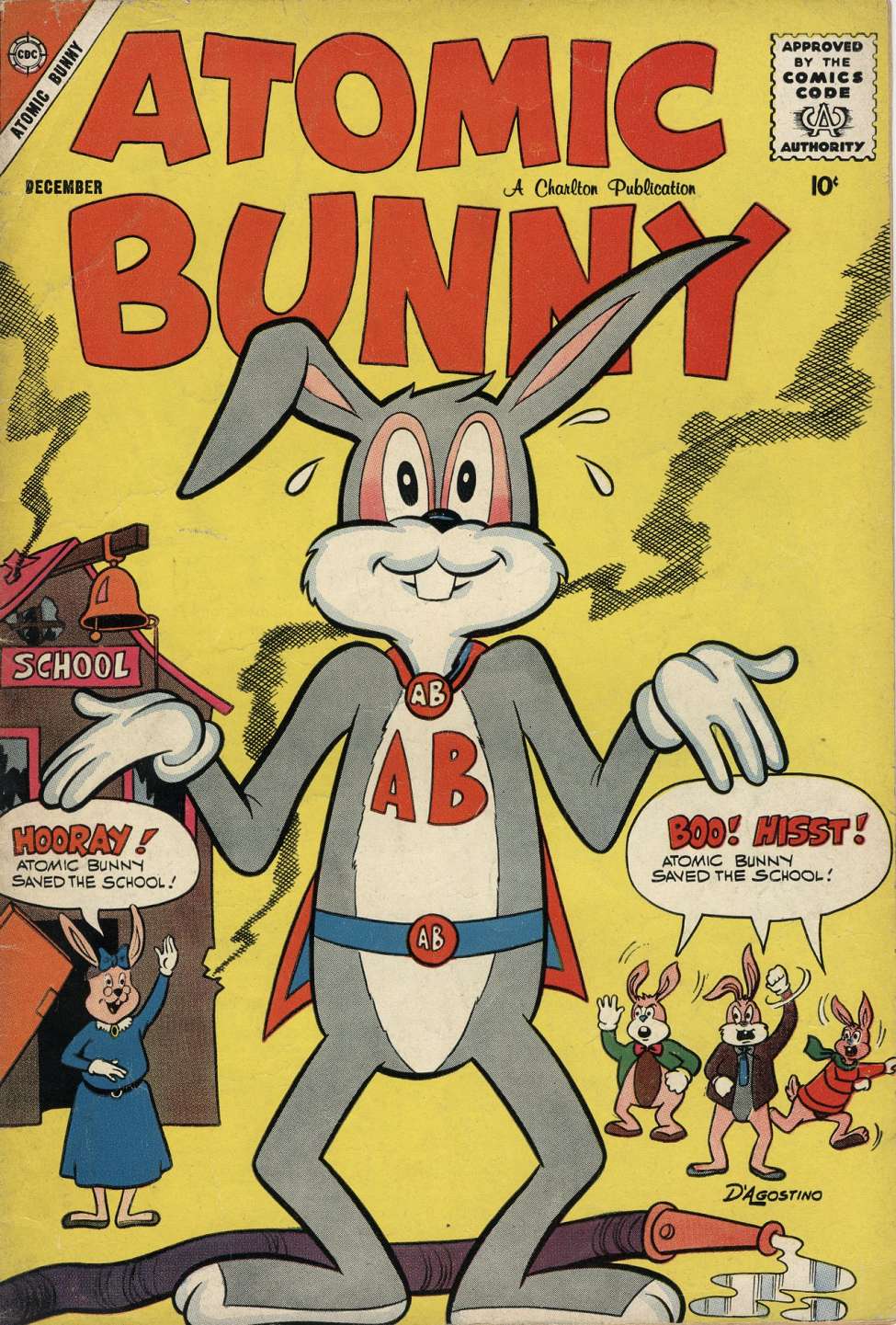 Comic Book Cover For Atomic Bunny 14