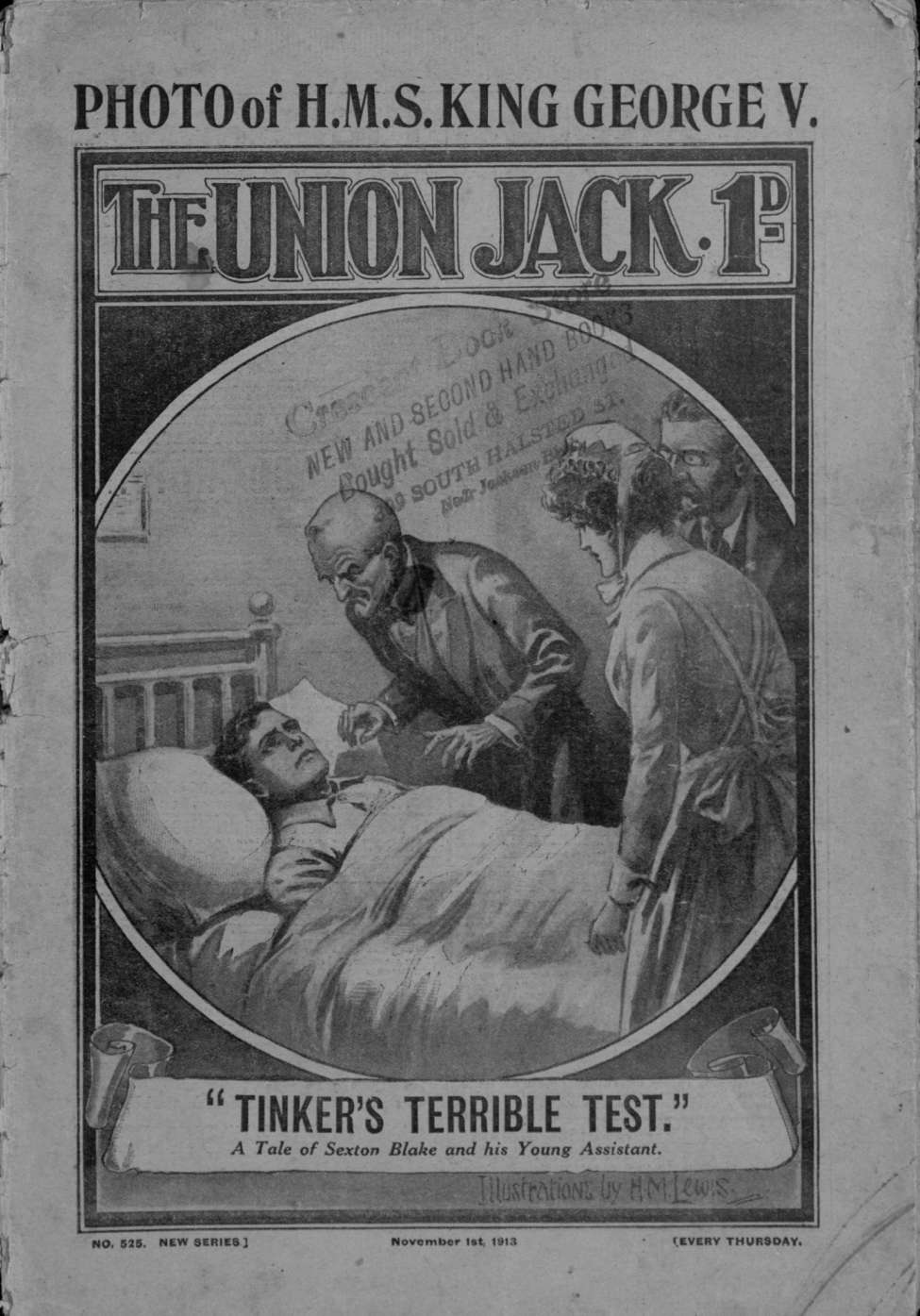 Comic Book Cover For Union Jack 525 - Tinker's Terrible Test