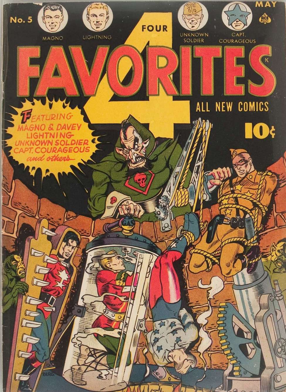 Comic Book Cover For Four Favorites 5
