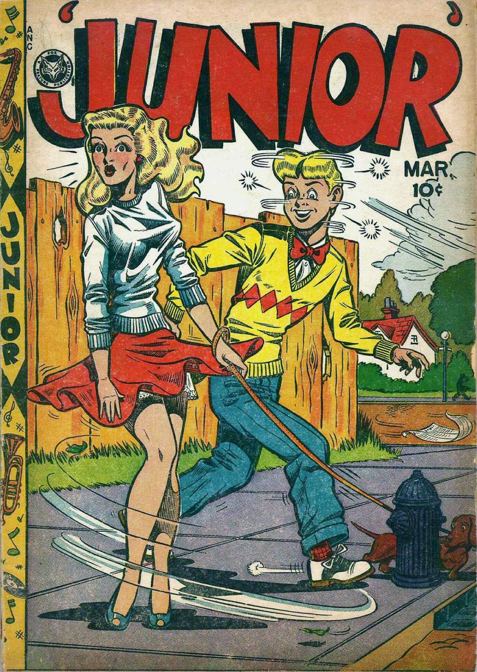Comic Book Cover For Junior Comics 12