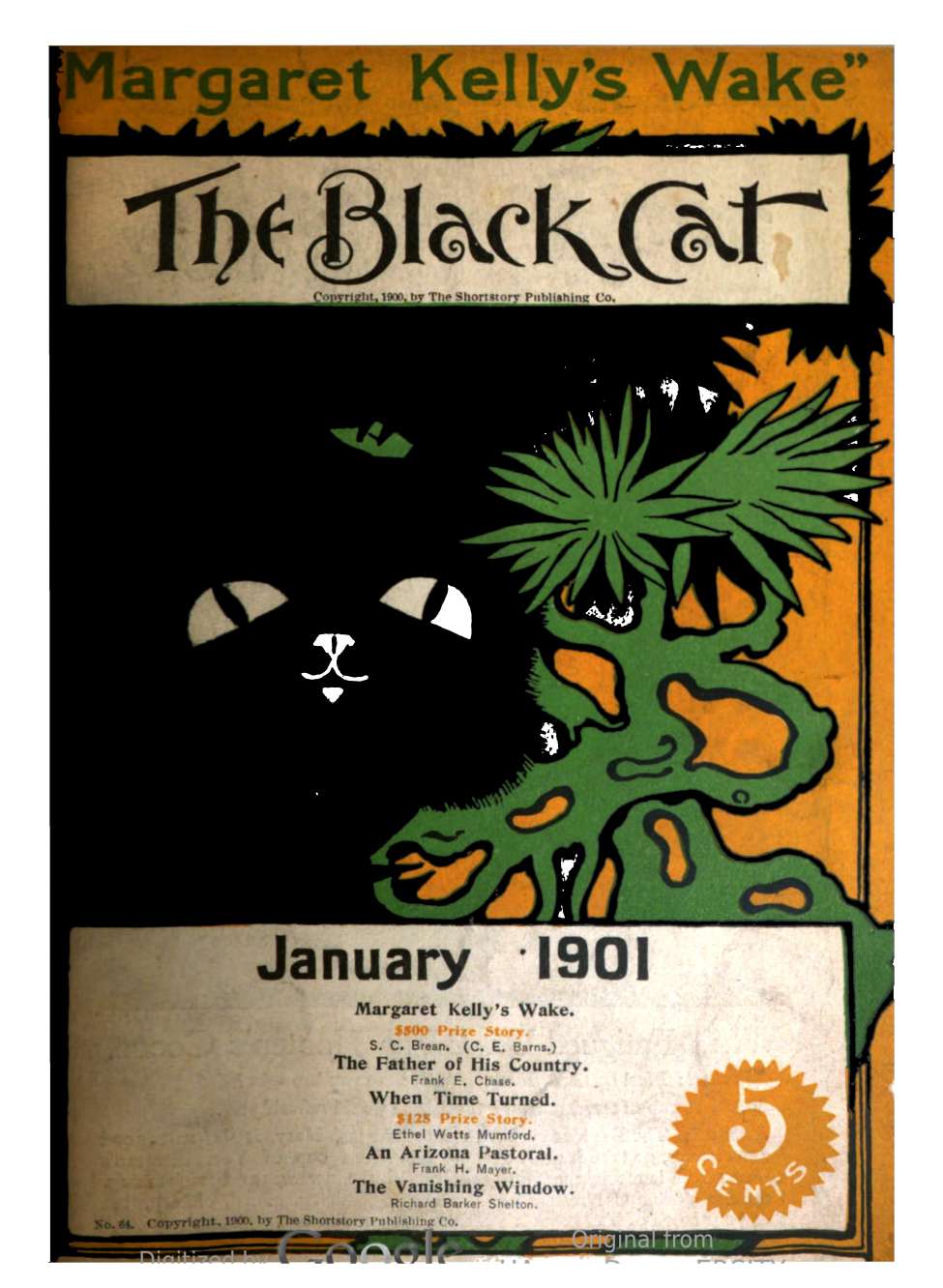 Book Cover For The Black Cat v6 4 - Margaret Kelly’s Wake - S. C. Brean