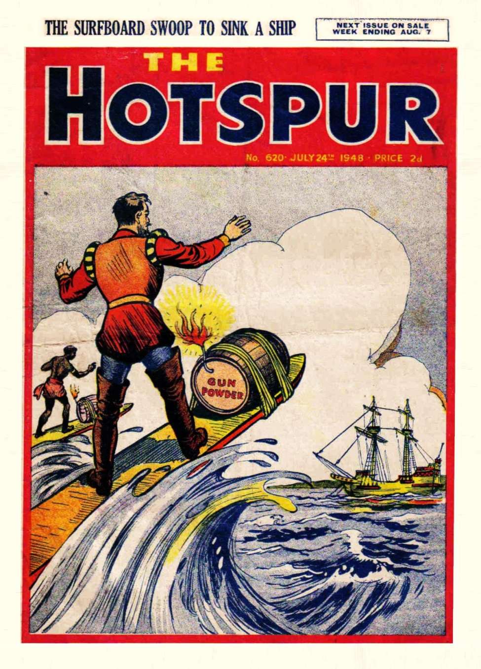 Comic Book Cover For The Hotspur 620