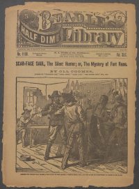 Large Thumbnail For Beadle's Half Dime Library 1150 - Scar-Face Saul, the Silent Hunter