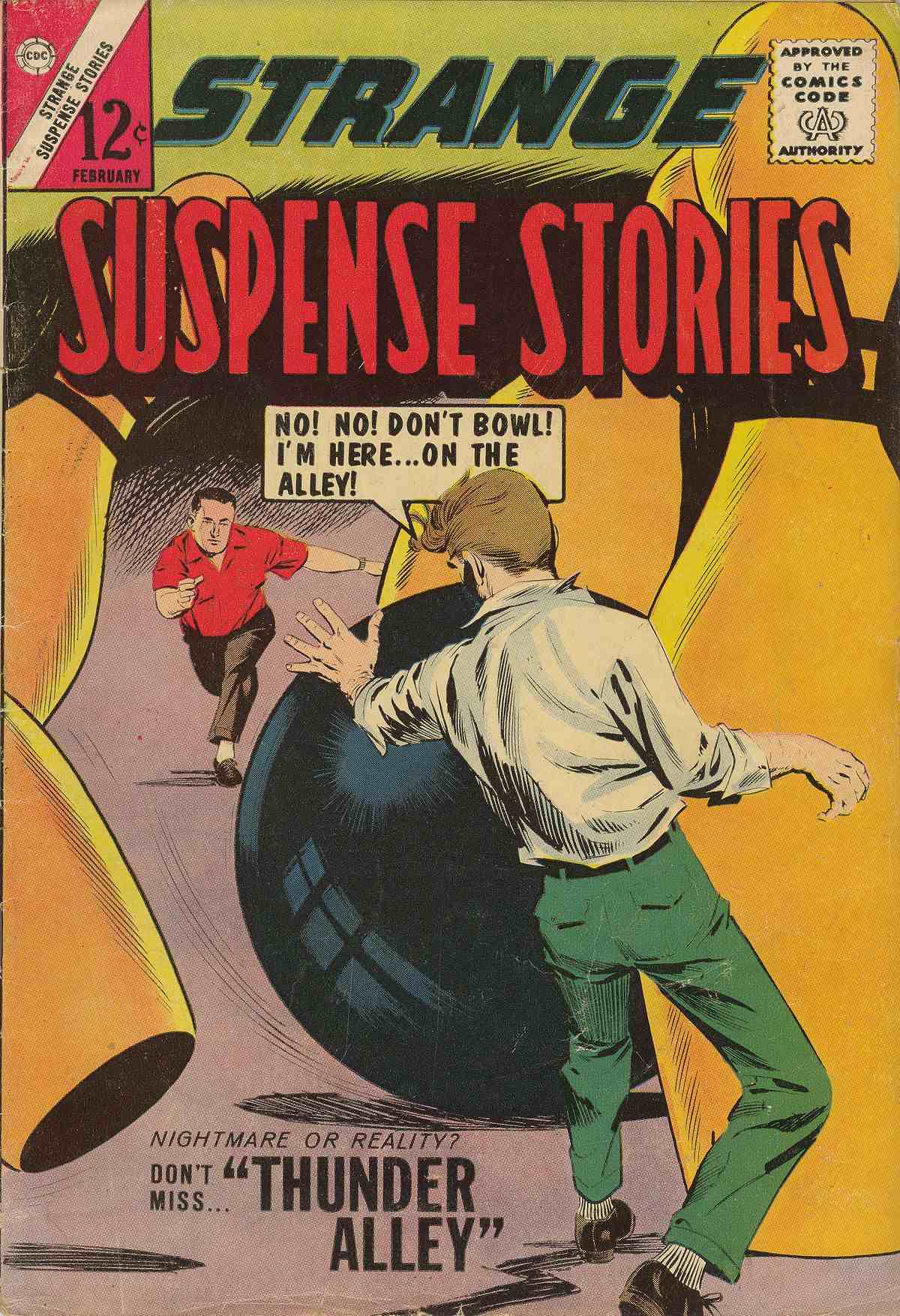 Comic Book Cover For Strange Suspense Stories 69