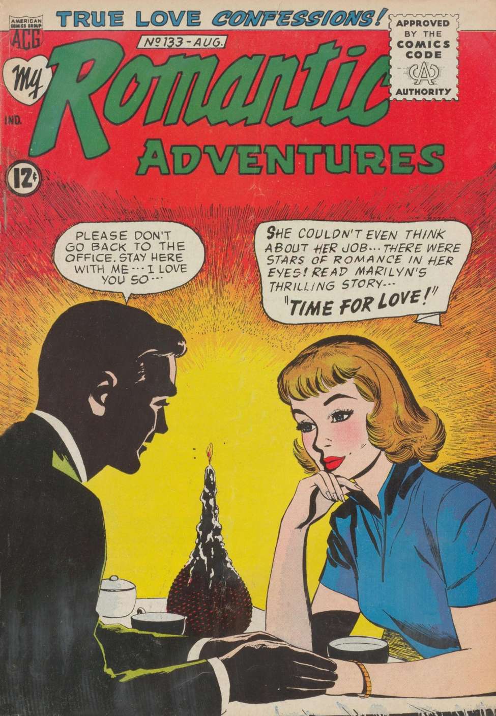 Comic Book Cover For My Romantic Adventures 133