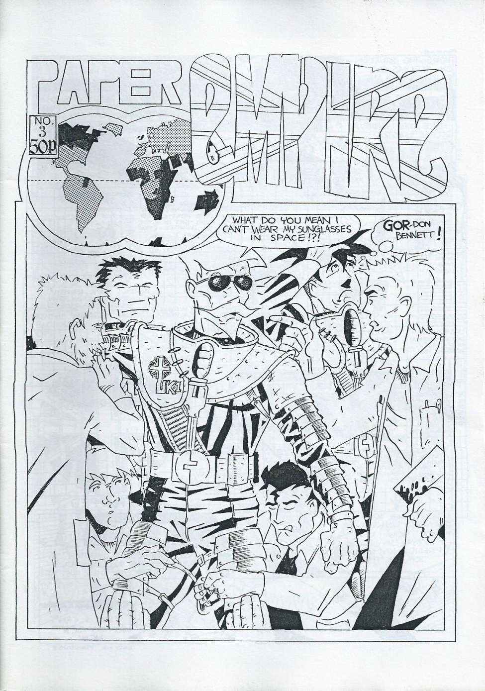 Comic Book Cover For Paper Empire 3